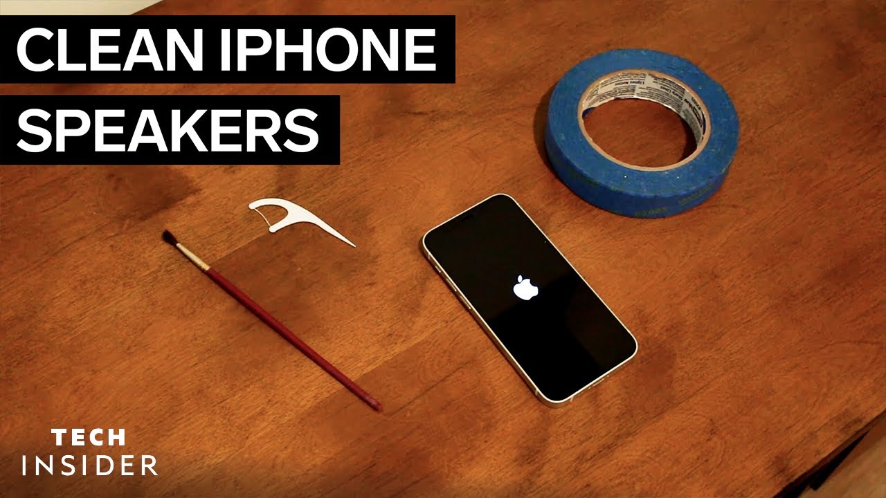 Cara membersihkan speaker iphone