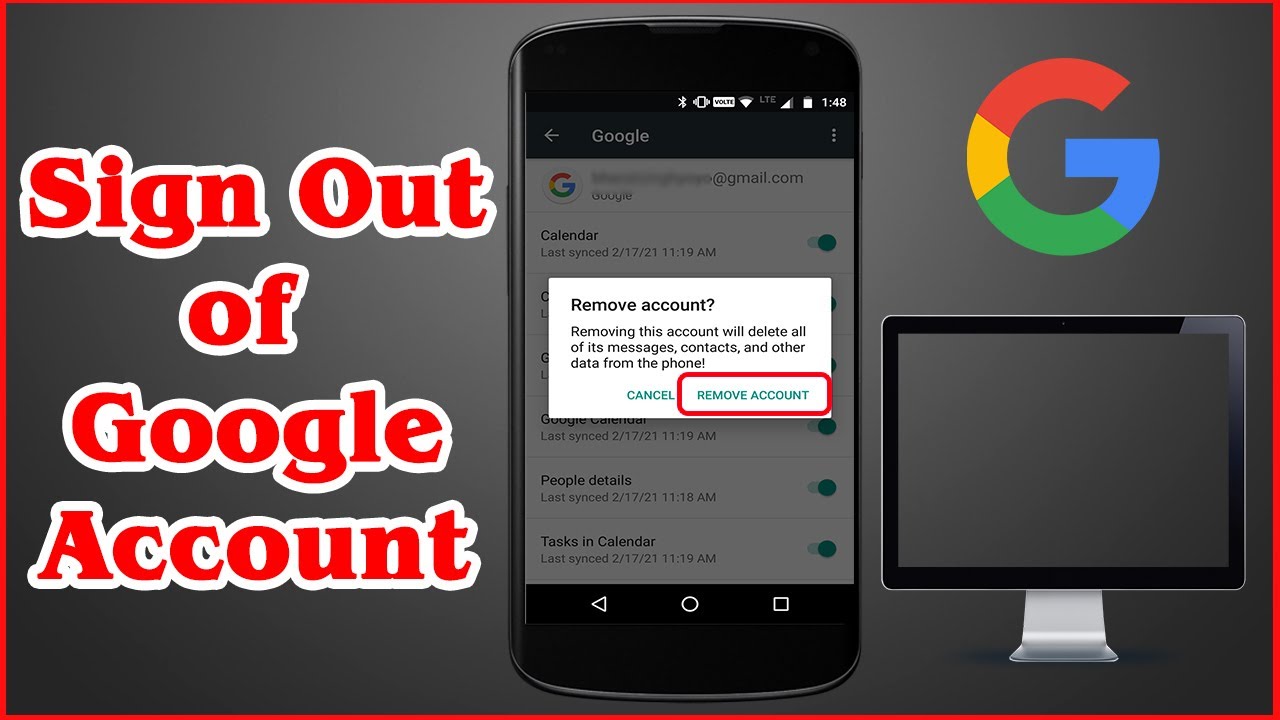 Cara logout akun google di iphone