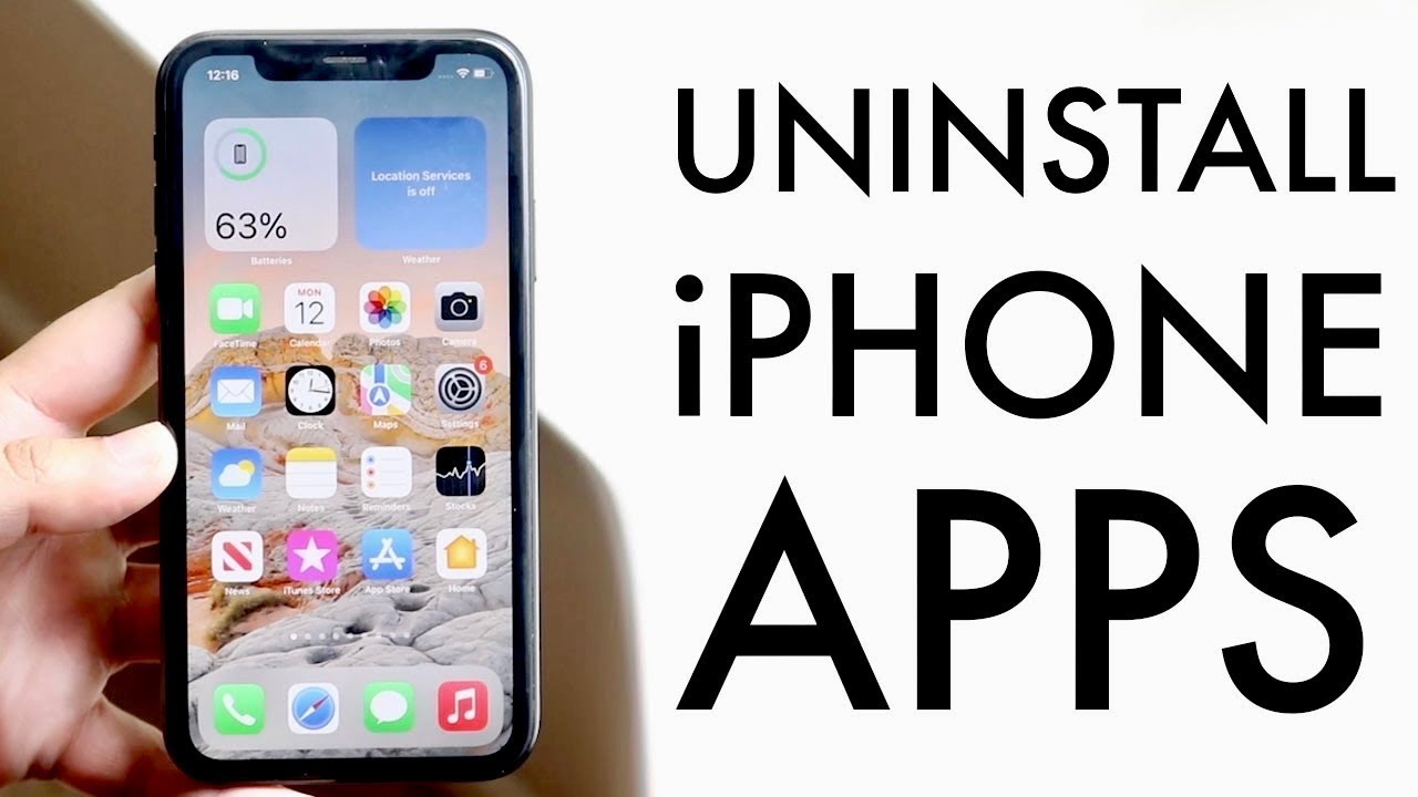 Cara uninstall aplikasi di iphone