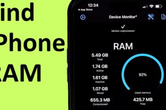 Cara cek ram iphone