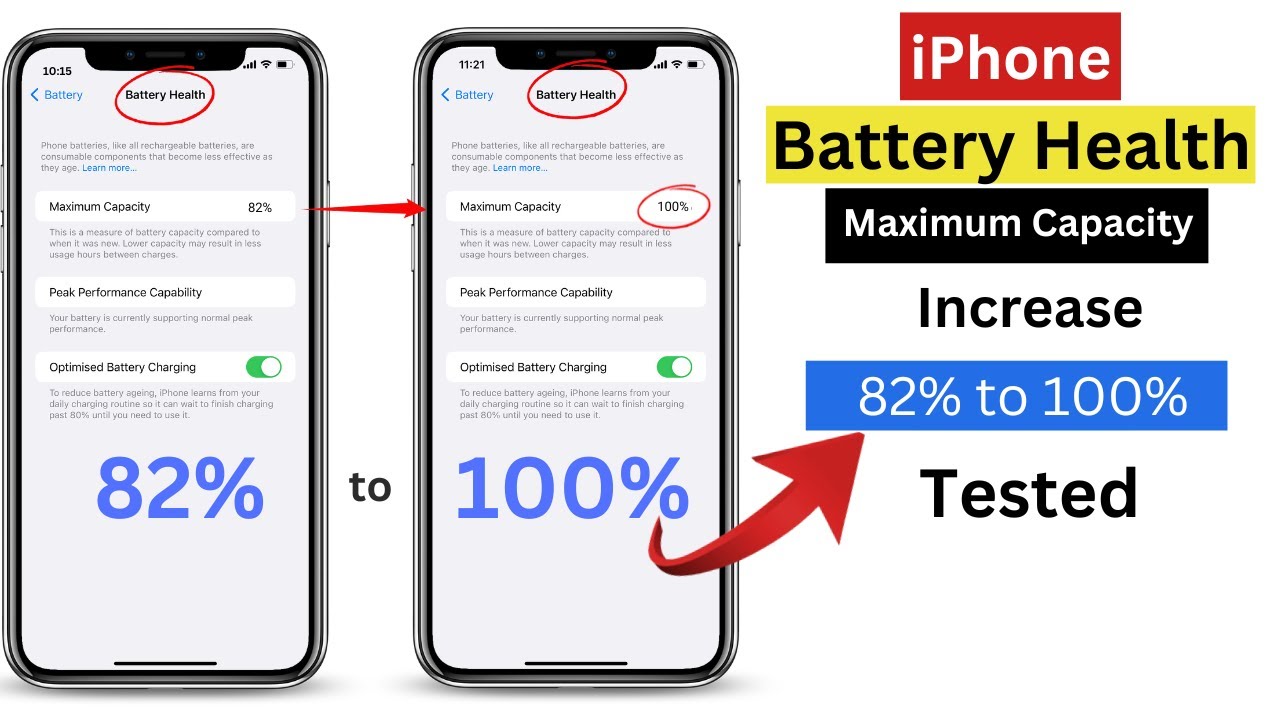 Cara menaikkan battery health iphone