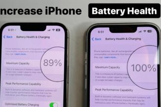 Cara menaikkan battery health iphone