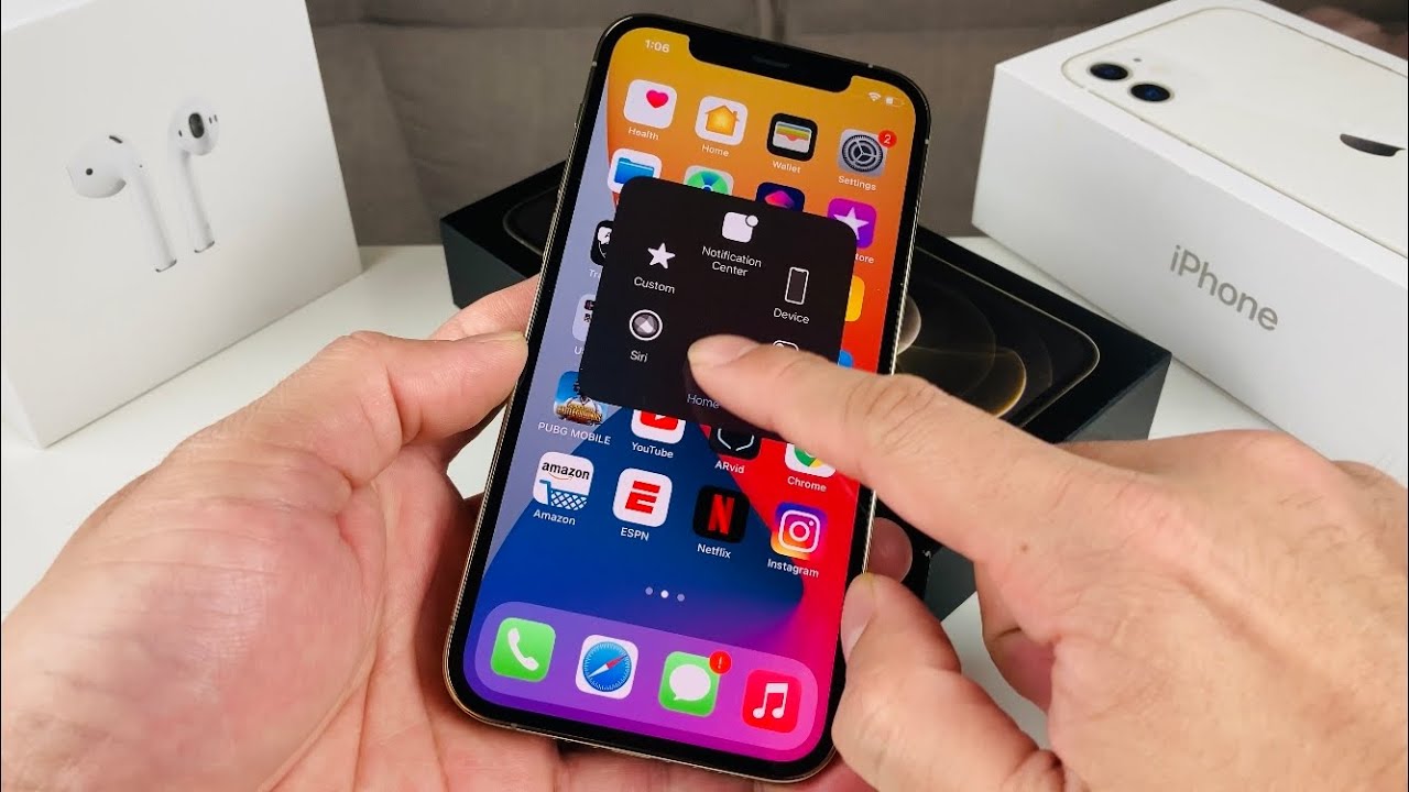 Cara memunculkan tombol home di iphone