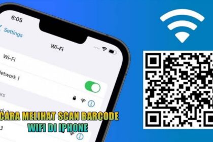 Cara menampilkan barcode wifi di iphone