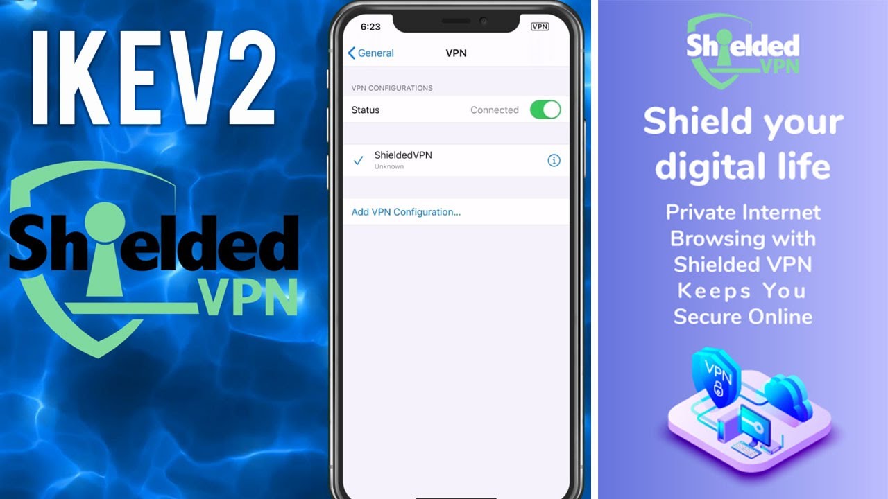 Ios vpn iphone profile settings ipad ikev2 ipsec install open privacy perfect tap upper corner installation button start right ondemand