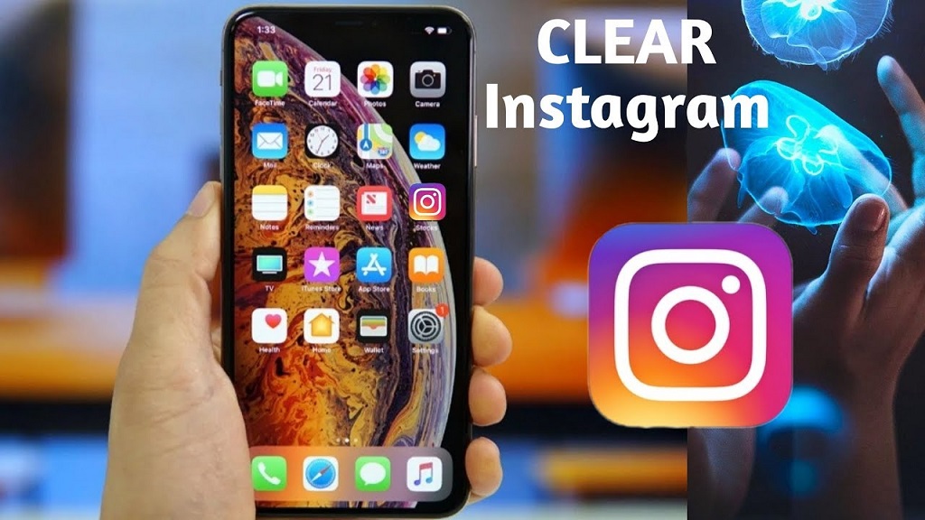 Cara hapus cache instagram di iphone