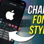 Font change iphone