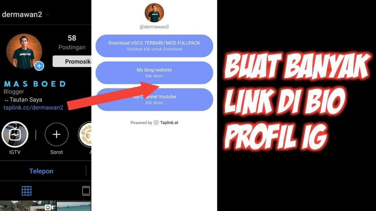 Cara membuat link wa di bio ig