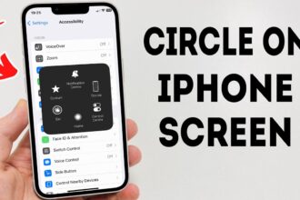 Cara menampilkan bulatan di iphone