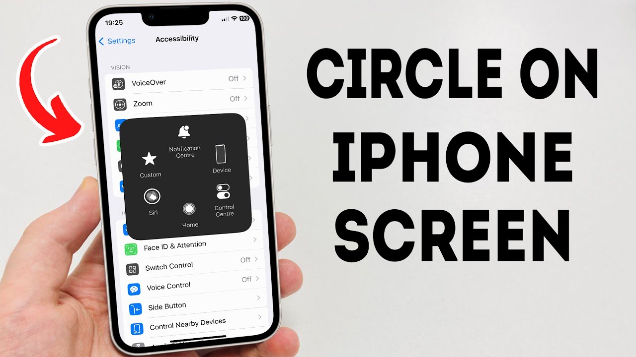 Cara menampilkan bulatan di iphone