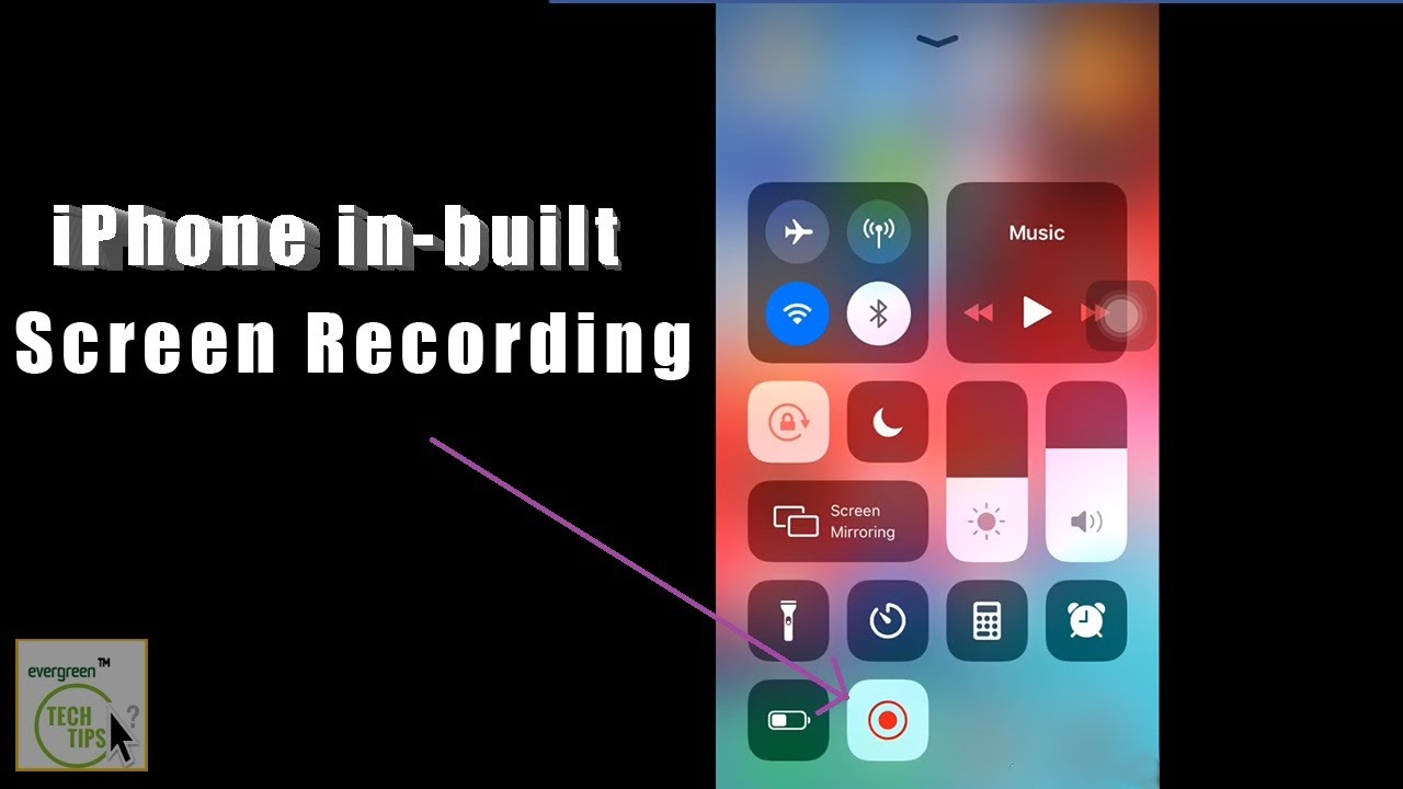 Cara aktifkan screen record iphone