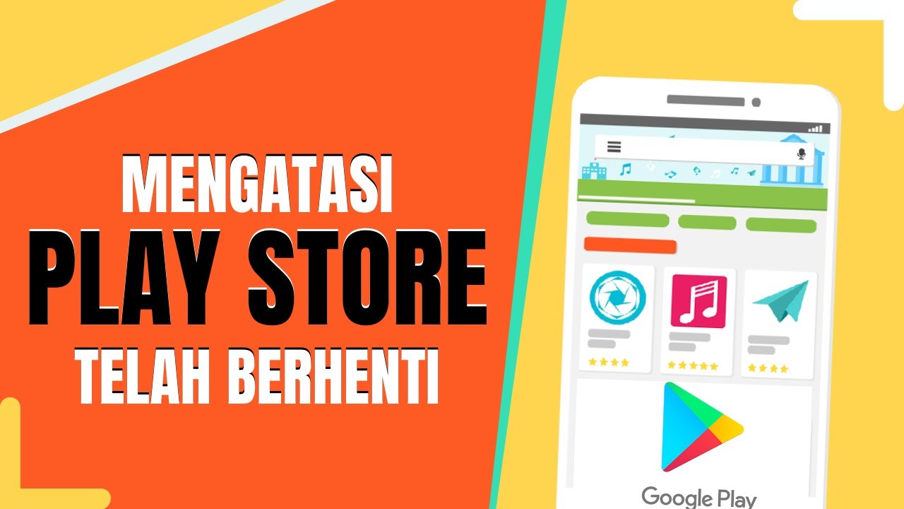 Cara mengaktifkan google play store yang telah berhenti