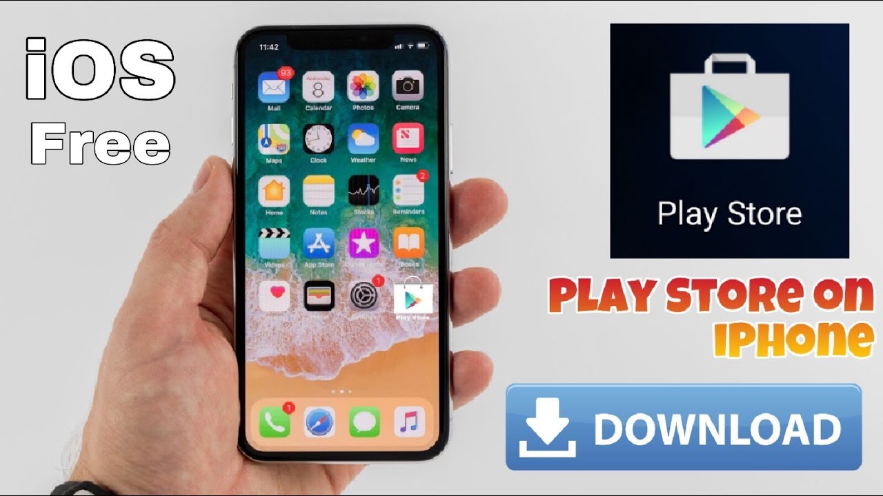 Cara download play store di iphone