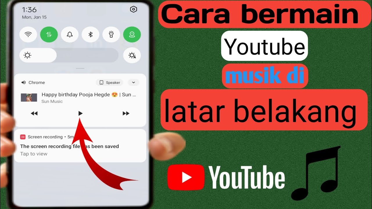 Cara memutar video youtube dengan layar mati di android