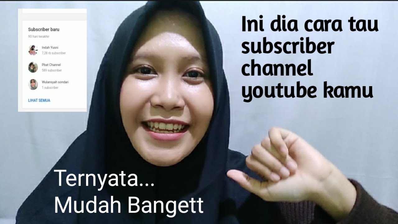 Cara mengetahui subscriber kita