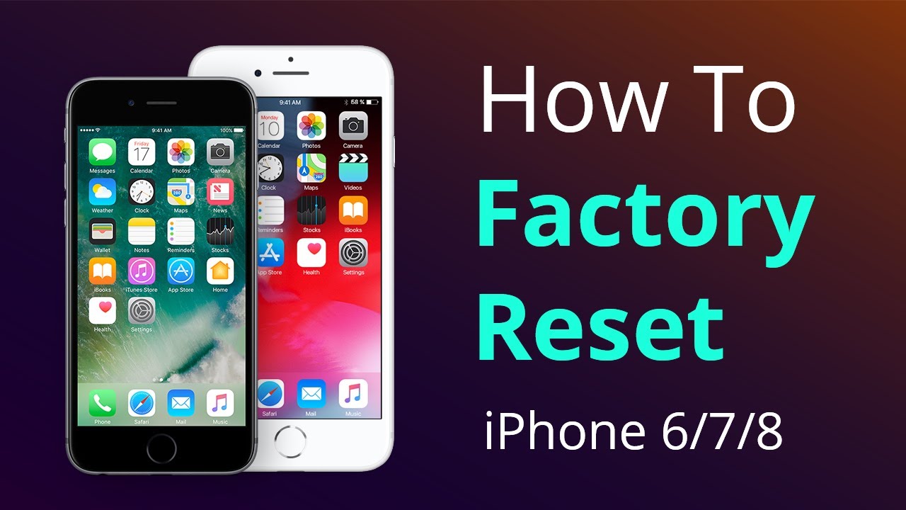 Cara reset hp iphone 6