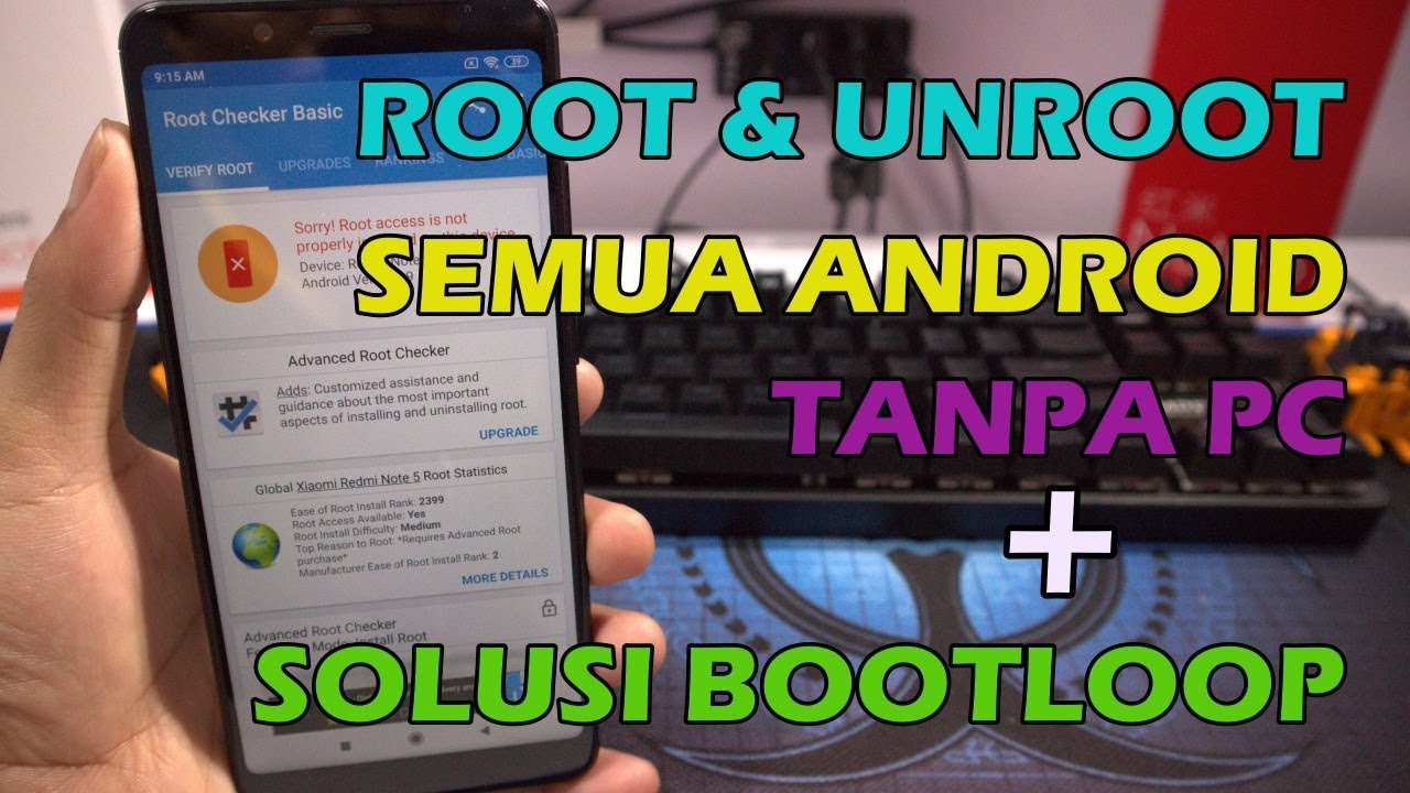 Cara unroot android