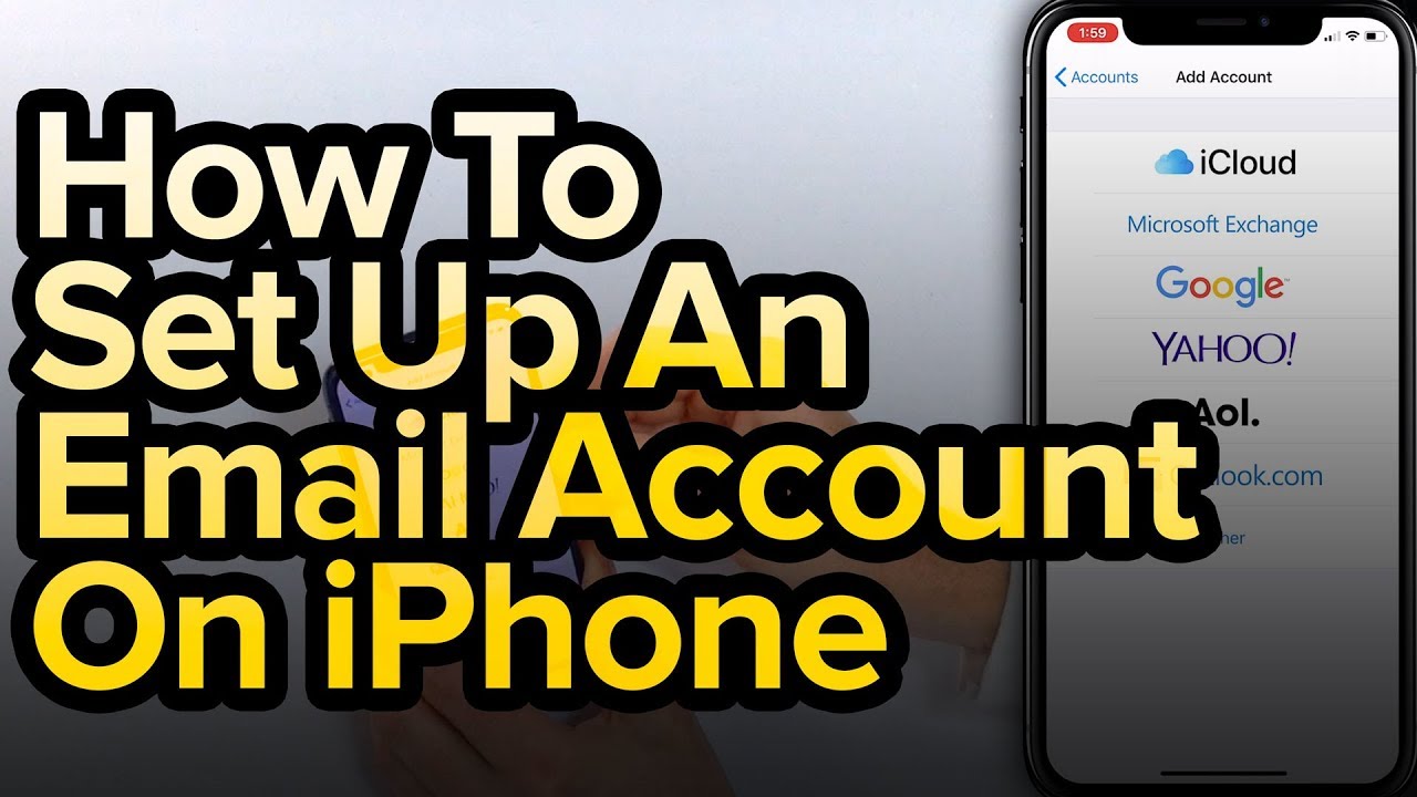 Icloud create email iphone account address option will displayed step