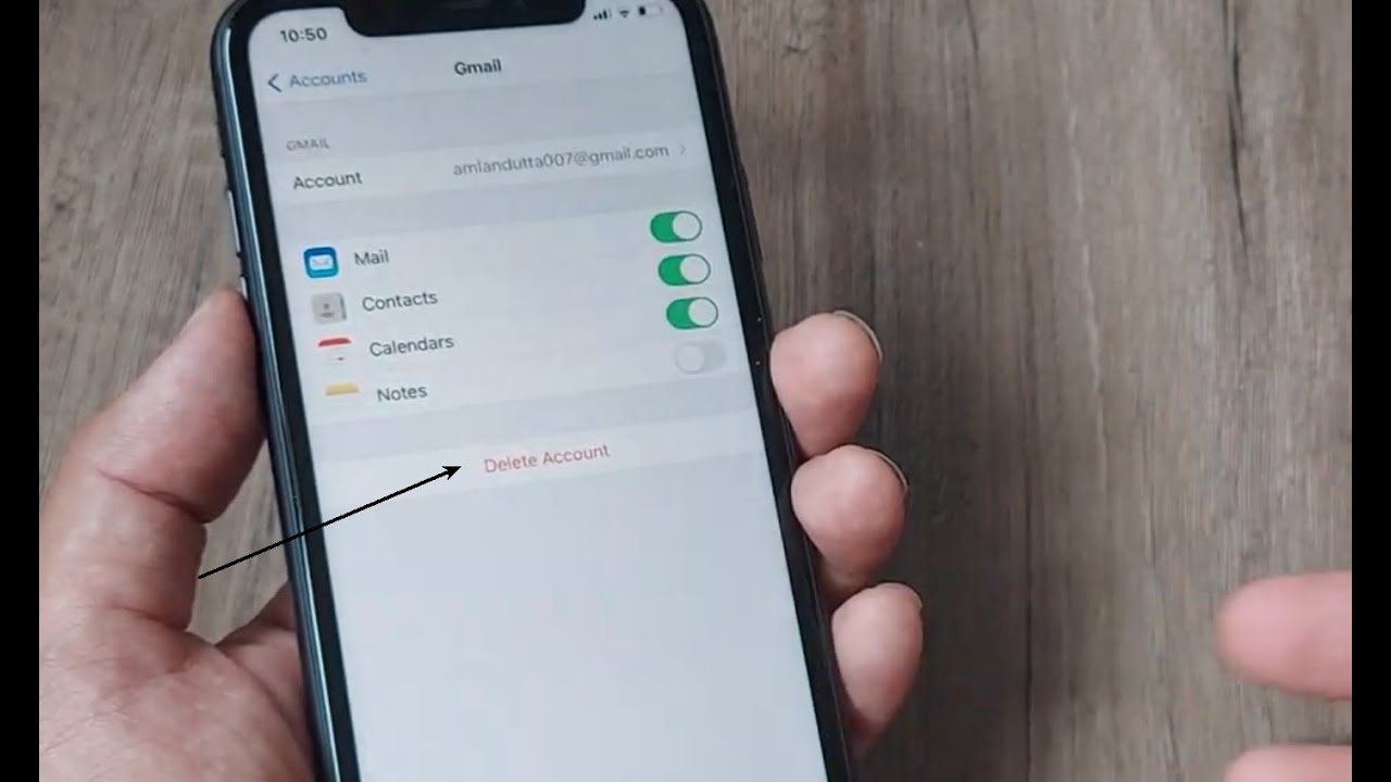 Cara hapus akun gmail di iphone