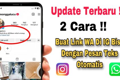 Cara bikin link wa di ig