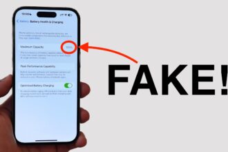 Cara melihat kapasitas baterai iphone