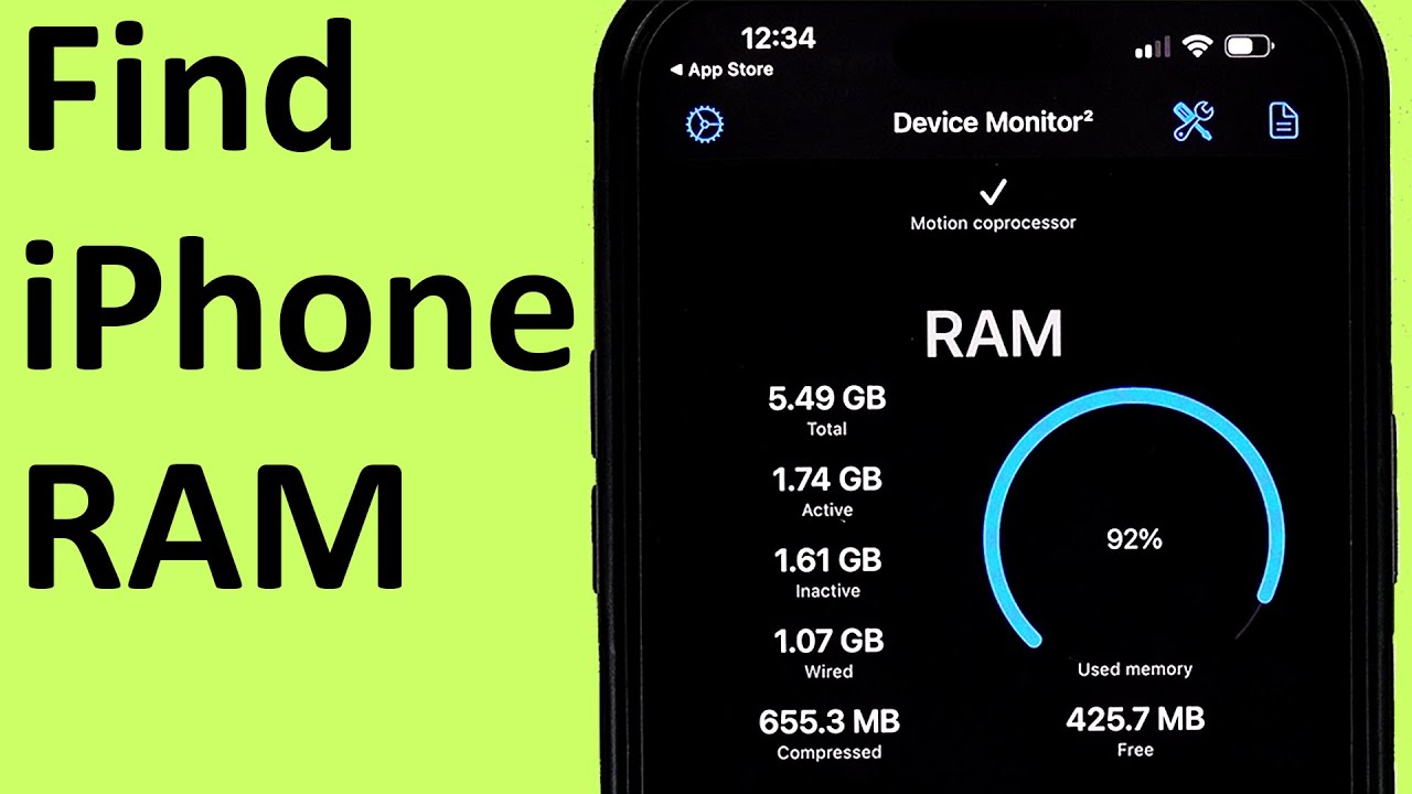 Cara melihat ram di iphone
