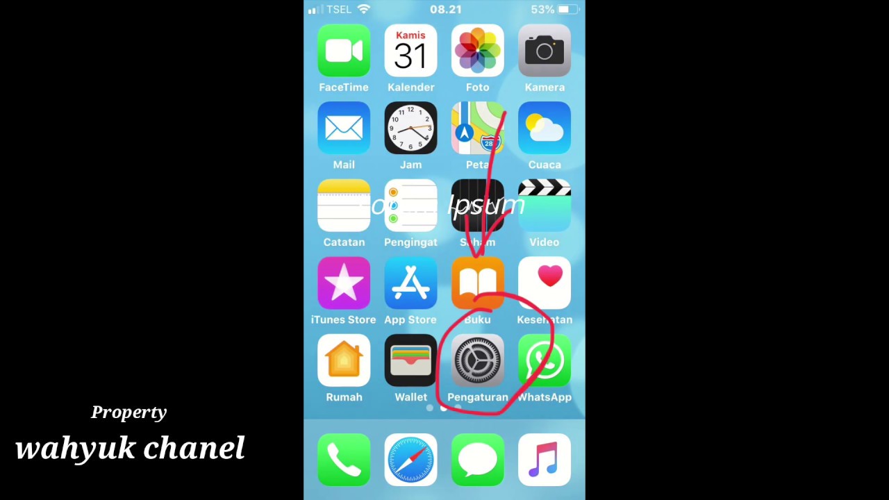 Cara memunculkan home button di iphone