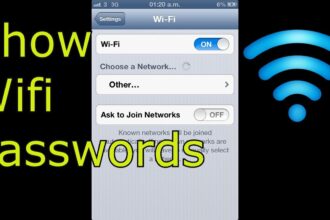 Cara mengetahui password wifi di iphone