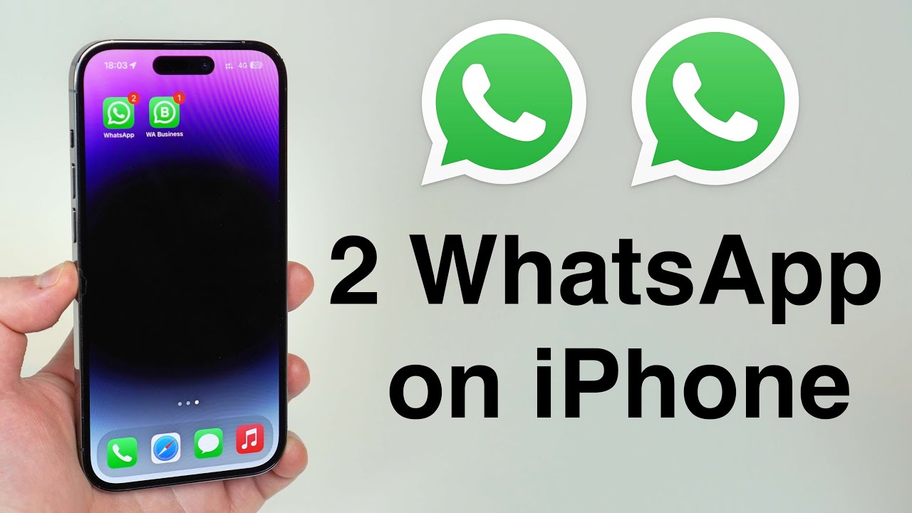 Cara menggunakan 2 nomor whatsapp dalam 1 hp iphone