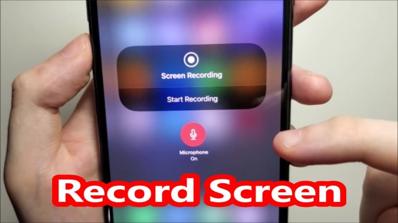 Cara screen record iphone 11