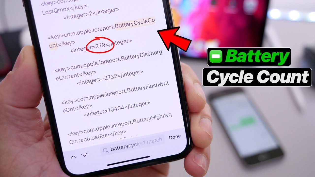 Cara cek cycle count iphone