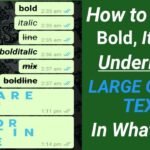 Cara bold tulisan di wa iphone