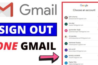 Cara keluar akun gmail di iphone