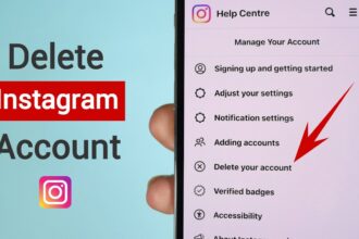 Cara hapus akun instagram di iphone