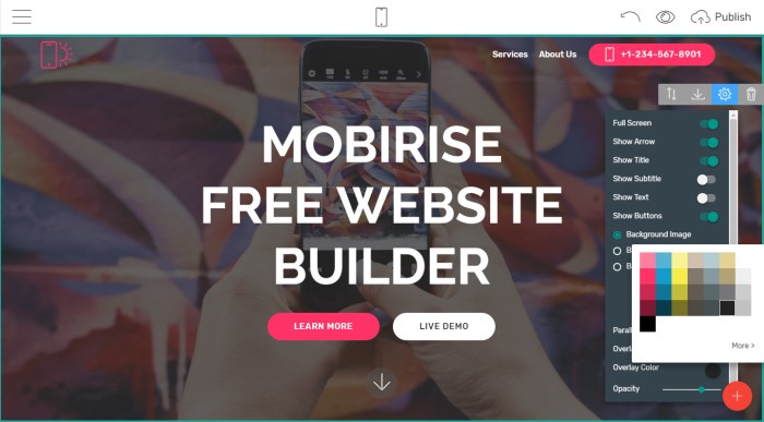 Website builder gratis