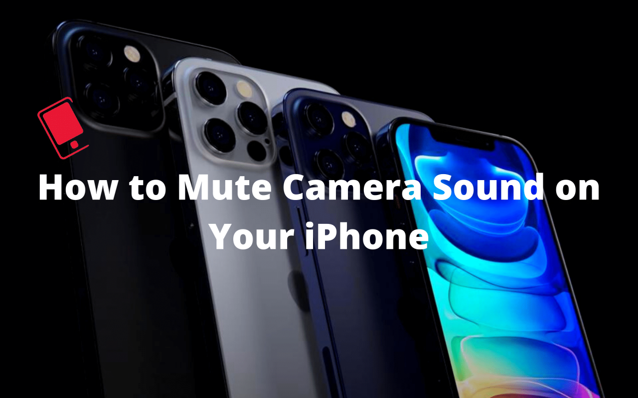 Iphone sound camera off turn mute shutter screen effect take