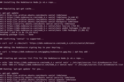 Install nodejs ubuntu