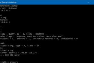 Nslookup adalah