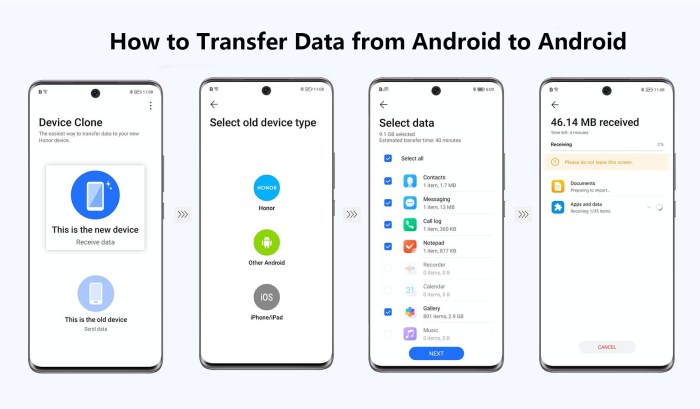 Cara memindahkan data android ke android