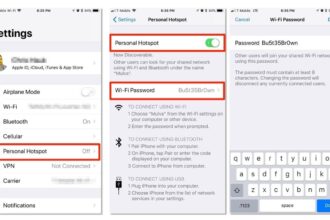 Cara mengatur hotspot di iphone