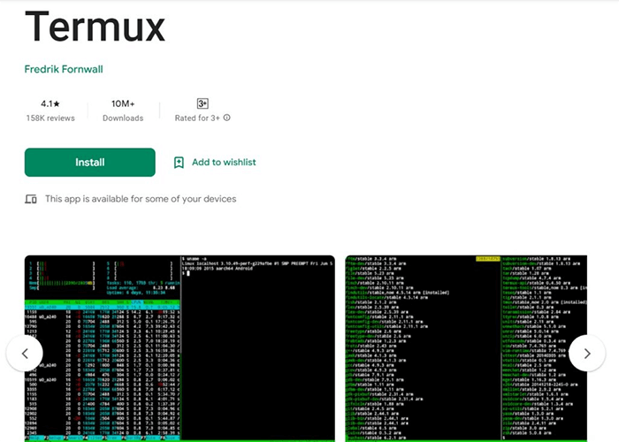 Cara pemakaian termux