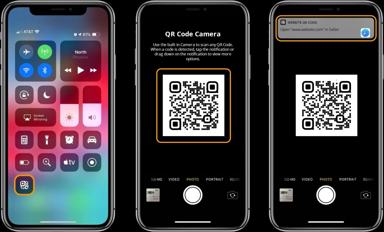 Cara scan qr di iphone