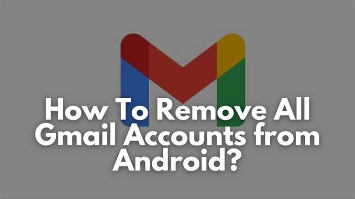 Cara menghapus salah satu akun gmail di android