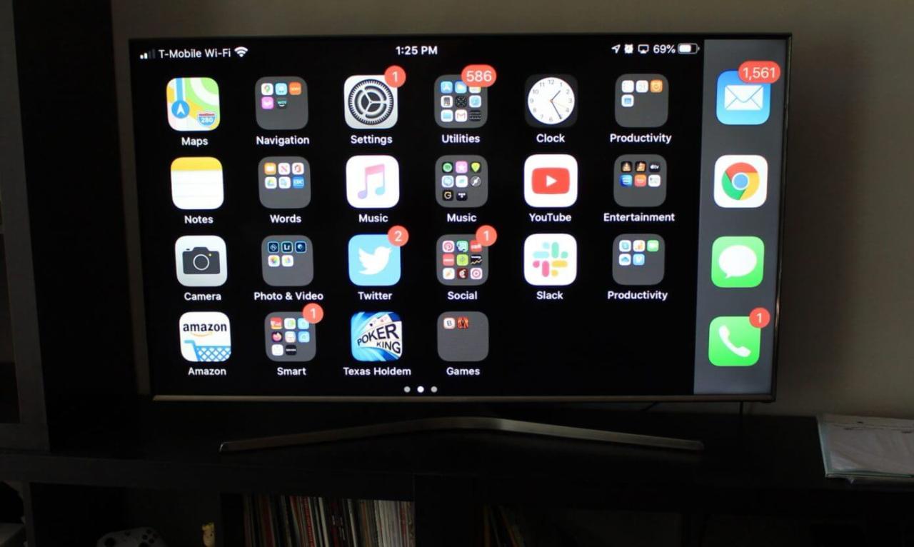 Cara screen mirroring iphone ke tv