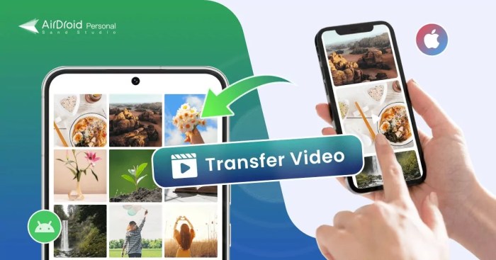 Cara mengirim video dari iphone ke android