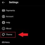 Cara mengubah tema instagram menjadi hitam di android