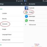 Cara mengeluarkan akun google di android