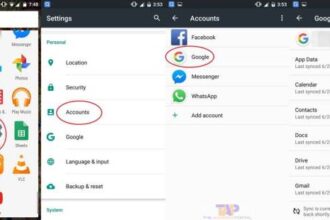 Cara logout email di android