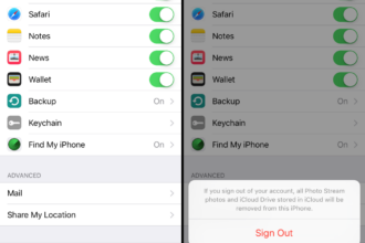 Cara logout icloud di iphone