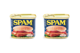 Spam cooking food